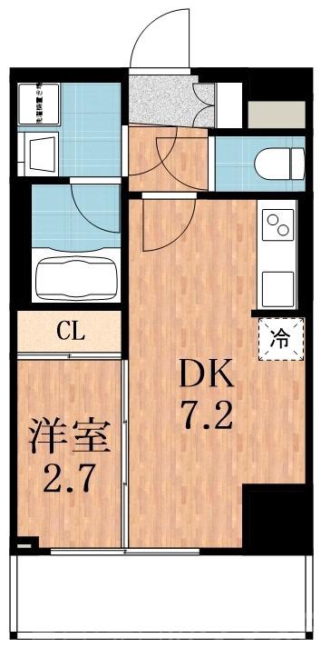 寺田町の完工年月(2026年4月)築の賃貸マンションの間取り