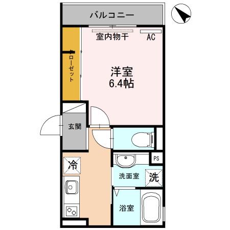 菅原の完工年月(2017年5月)築の賃貸アパートの間取り