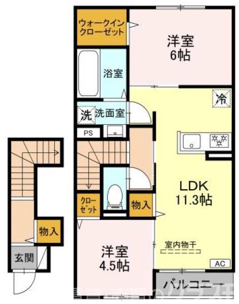 カルムベルフルールの間取り