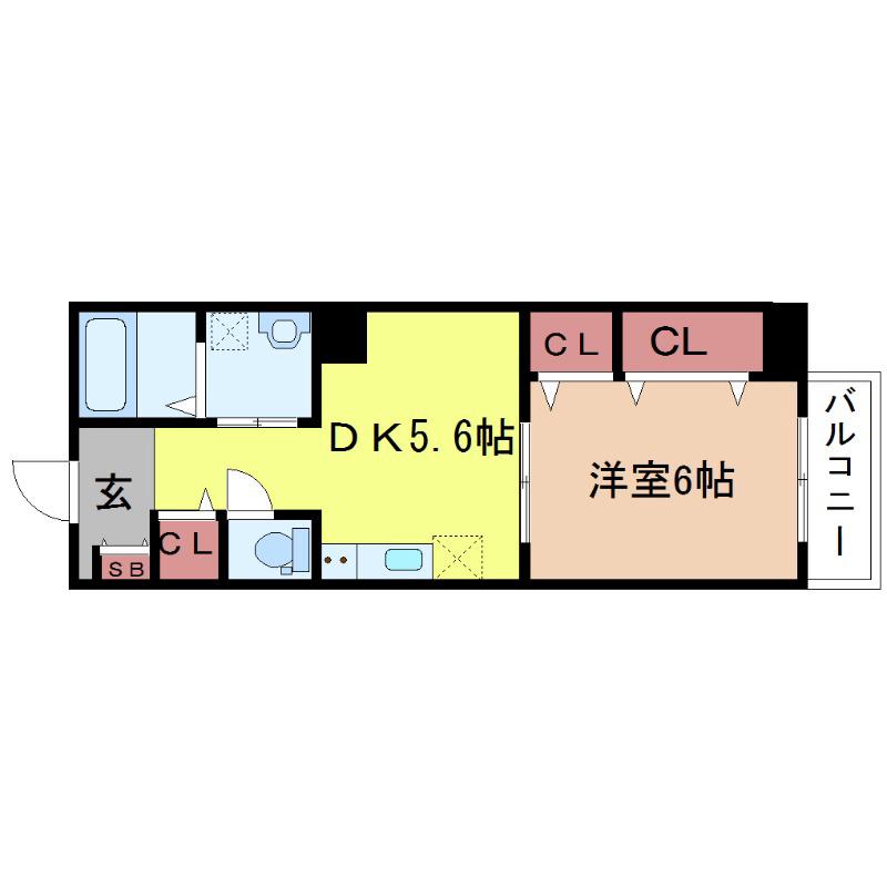 ボナール河の間取り