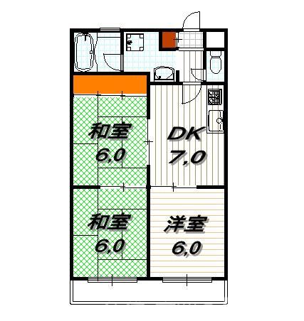 ロイヤルコーポの間取り