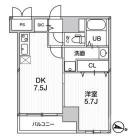千里万博公園の完工年月(2017年8月)築の賃貸マンションの間取り