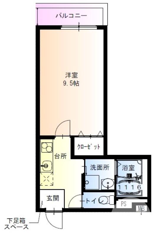 浜寺石津町西の完工年月(2022年7月)築の賃貸アパートの間取り