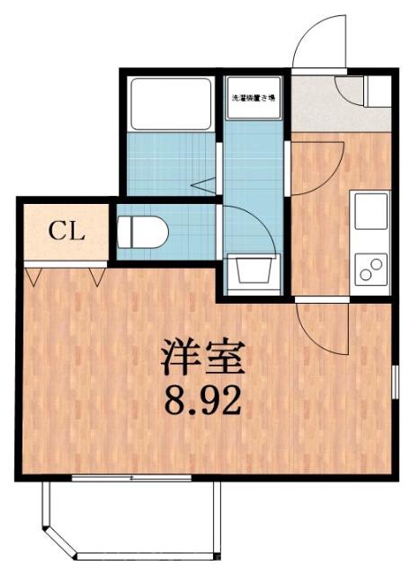 西田辺町の完工年月(2020年3月)築の賃貸マンションの間取り