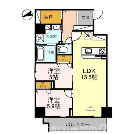 PADMA烏丸御池の間取り