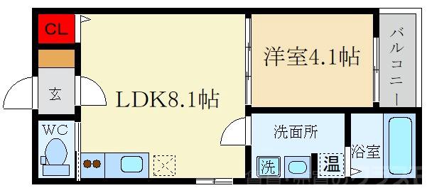 Kvell Garden香里の間取り