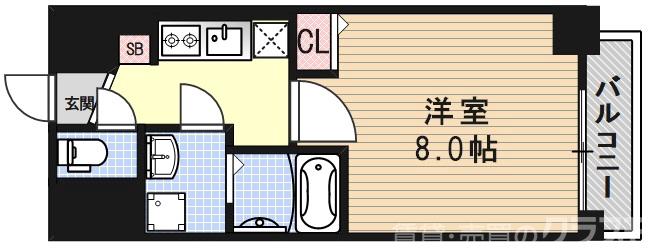 フォレスト西大路五条の間取り