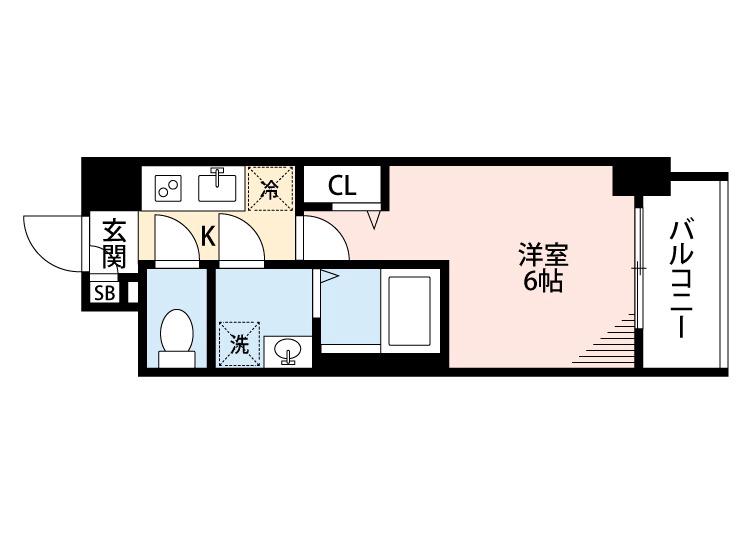 南金田の完工年月(2023年9月)築の賃貸マンションの間取り