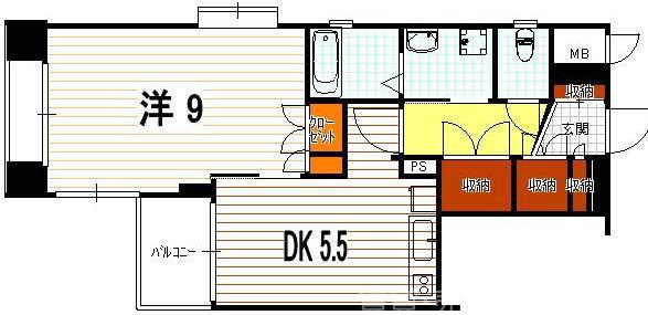 ベラジオ富小路の間取り