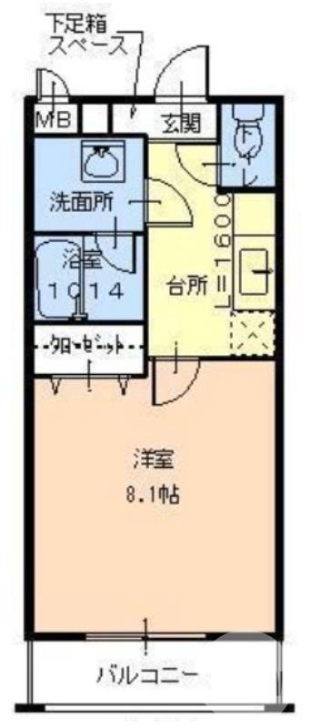 浜寺諏訪森町西の完工年月(2011年7月)築の賃貸アパートの間取り