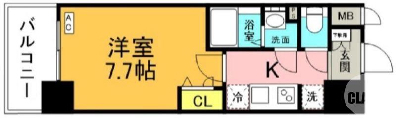 鳳東町の完工年月(2025年6月)築の賃貸マンションの間取り