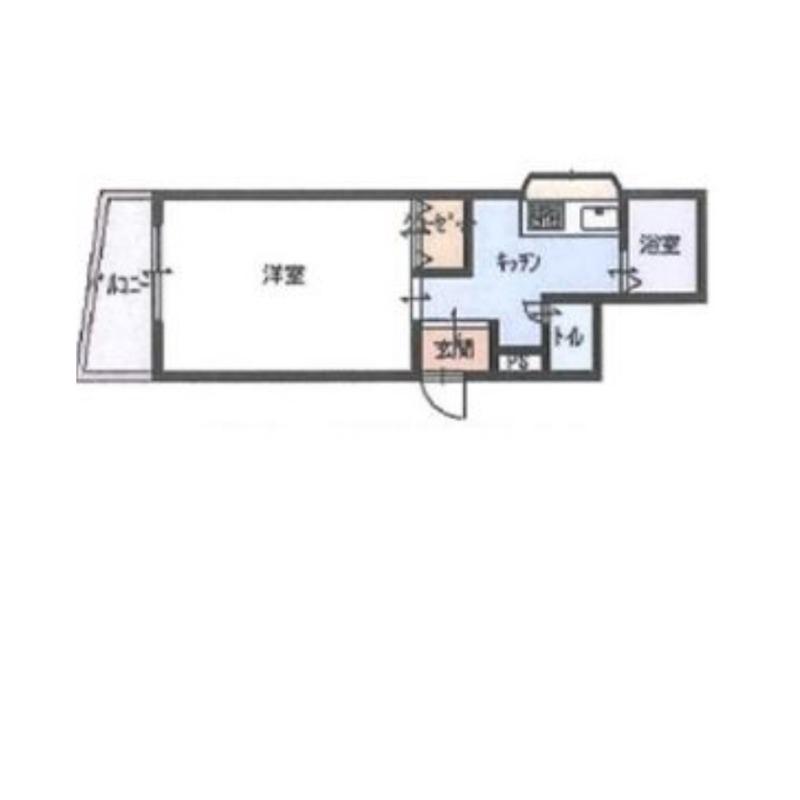 内本町の完工年月(1997年1月)築の賃貸アパートの間取り