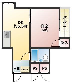 第2アローズハイツの間取り