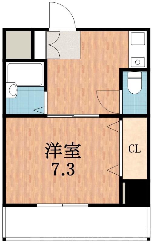 メロディーハイム美章園の間取り
