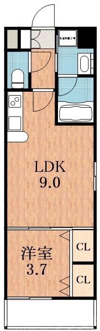 ラルテ天王寺の間取り