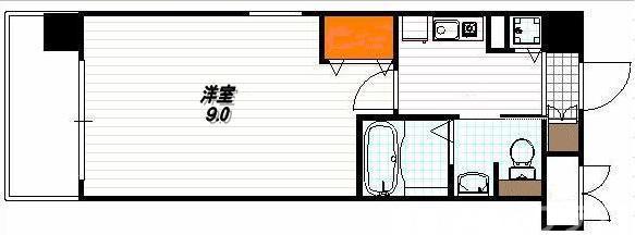 リーガル京都四条河原町通りの間取り
