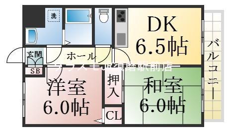 メゾンドルミエール妙法寺の間取り