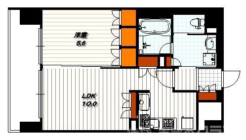 リーガル京都河原町五条Ⅱの間取り