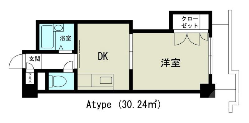 西宮原の完工年月(1983年1月)築の賃貸マンションの間取り