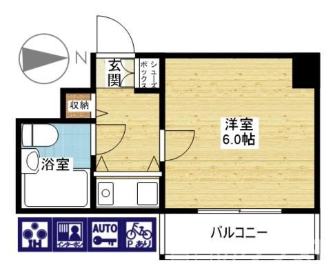 ミフネセントラルベア東淀川の間取り