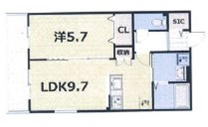 FORCE西院(フォース西院)の間取り