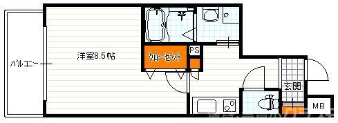 エイペックス京都御所西の間取り