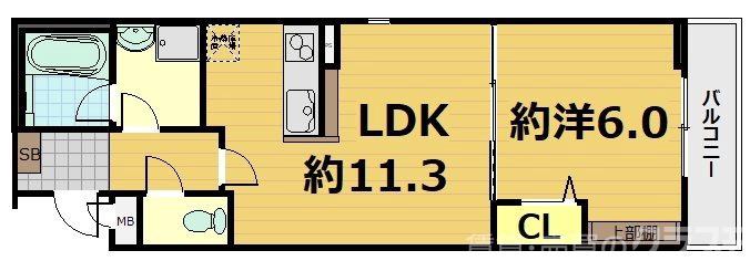 カーサ鞍馬口の間取り