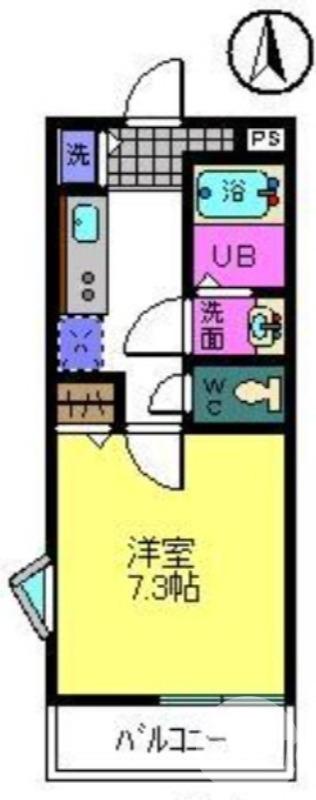 野尻町の完工年月(2000年11月)築の賃貸アパートの間取り