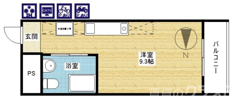 ピアスアパートの間取り