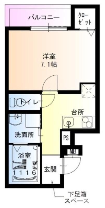 浜寺諏訪森町中の完工年月(2024年12月)築の賃貸アパートの間取り