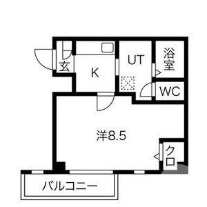 永代町の完工年月(2019年5月)築の賃貸マンションの間取り