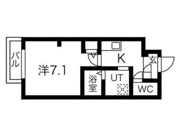 土師町の完工年月(2020年2月)築の賃貸マンションの間取り