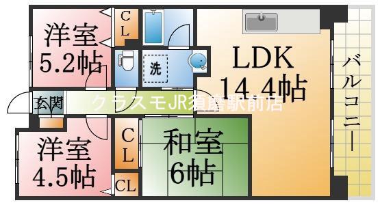 アプリーレ垂水の間取り