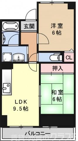 アルデール・Bの間取り