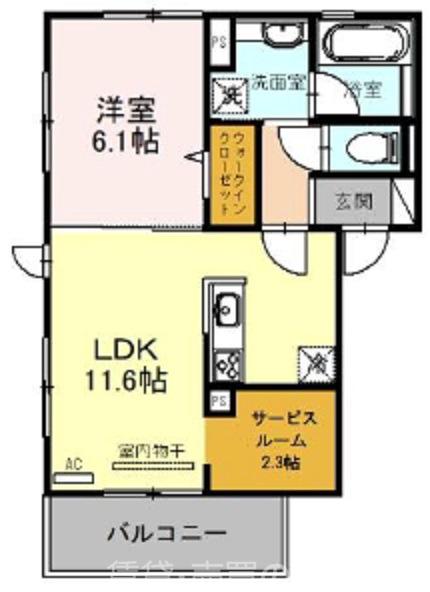 アリビオの間取り