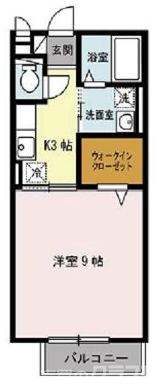ベルシオン新川端の間取り
