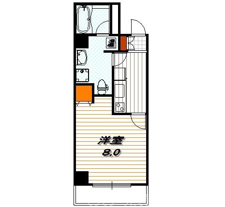 フォース二条城東の間取り