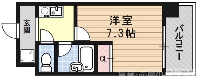 サンシティ四条西洞院の間取り