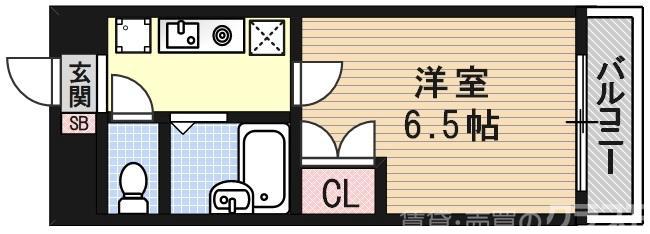 京卓ハイツの間取り