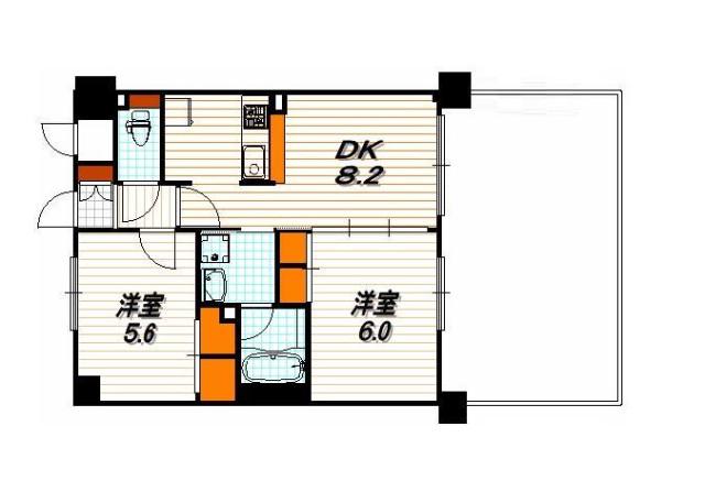 エステムプラザ京都河原町通の間取り