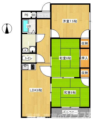 オークハイツの間取り