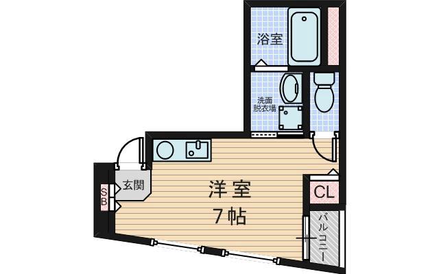 菅原の完工年月(2008年1月)築の賃貸マンションの間取り