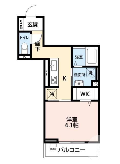 北花田町の完工年月(2018年4月)築の賃貸アパートの間取り