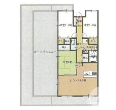 東上野芝町の完工年月(1998年2月)築の賃貸マンションの間取り