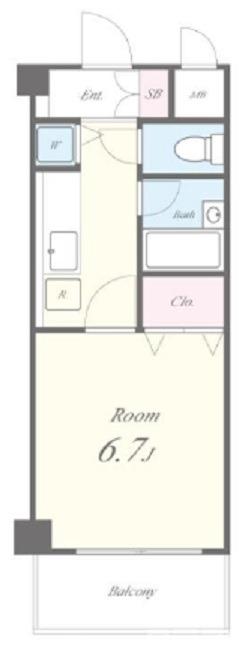 SEAGULL二条 (シーガル二条)の間取り