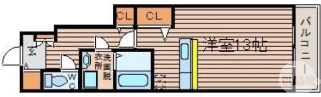 東山の完工年月(2007年9月)築の賃貸アパートの間取り