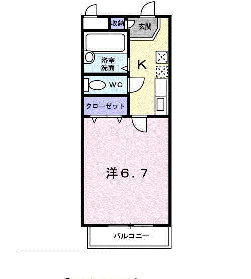 スクエア西賀茂の間取り