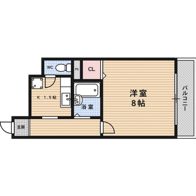 ベレヴュー鴨川の間取り