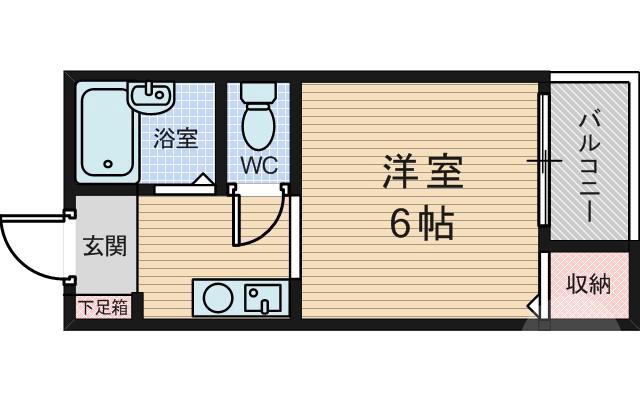 豊新の完工年月(1998年1月)築の賃貸マンションの間取り