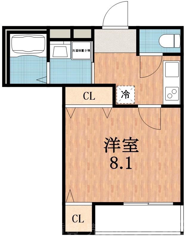 今川の完工年月(2026年5月)築の賃貸アパートの間取り